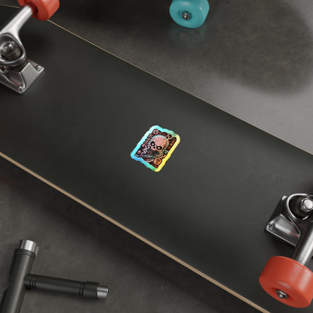 Skull Ninja | Holographic Die-Cut Sticker