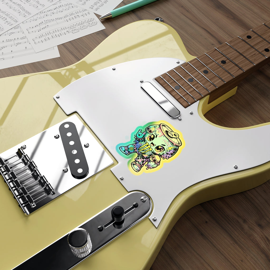 Drip Monster Can | Holographic Die-Cut Sticker