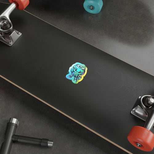Drip Monster Can | Holographic Die-Cut Sticker